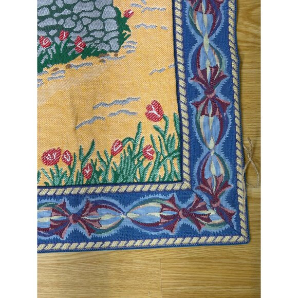 1990s tapestry featuring Humpty Dumpty Made by M.P. Jerrer in Asheville NC - Picture 5 of 8